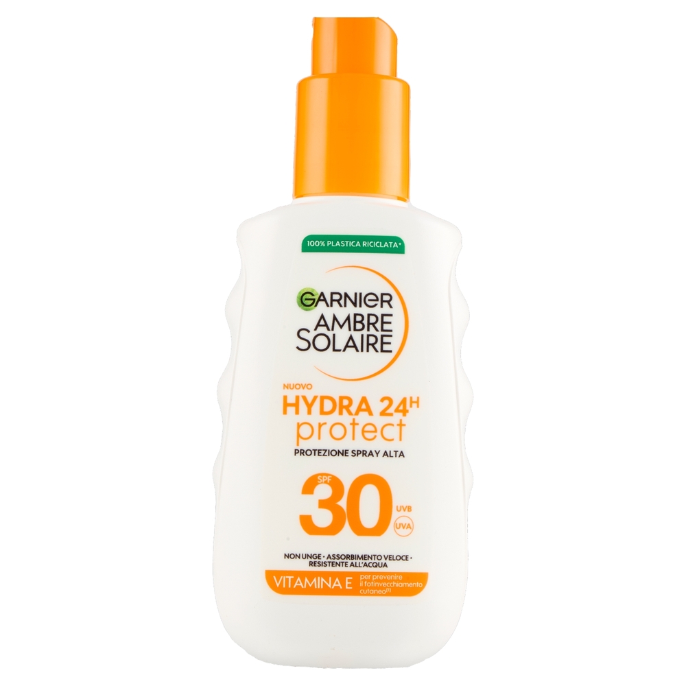 Garnier Ambre Solaire Hydra 24H Protect Protezione Spray Alta SPF30 150 ml